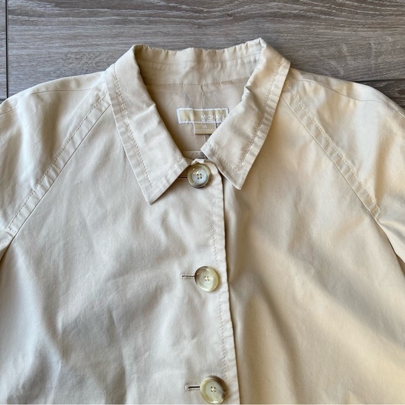 Michael Kors Beige  Short Swing Trench Coat - Picture 6 of 14
